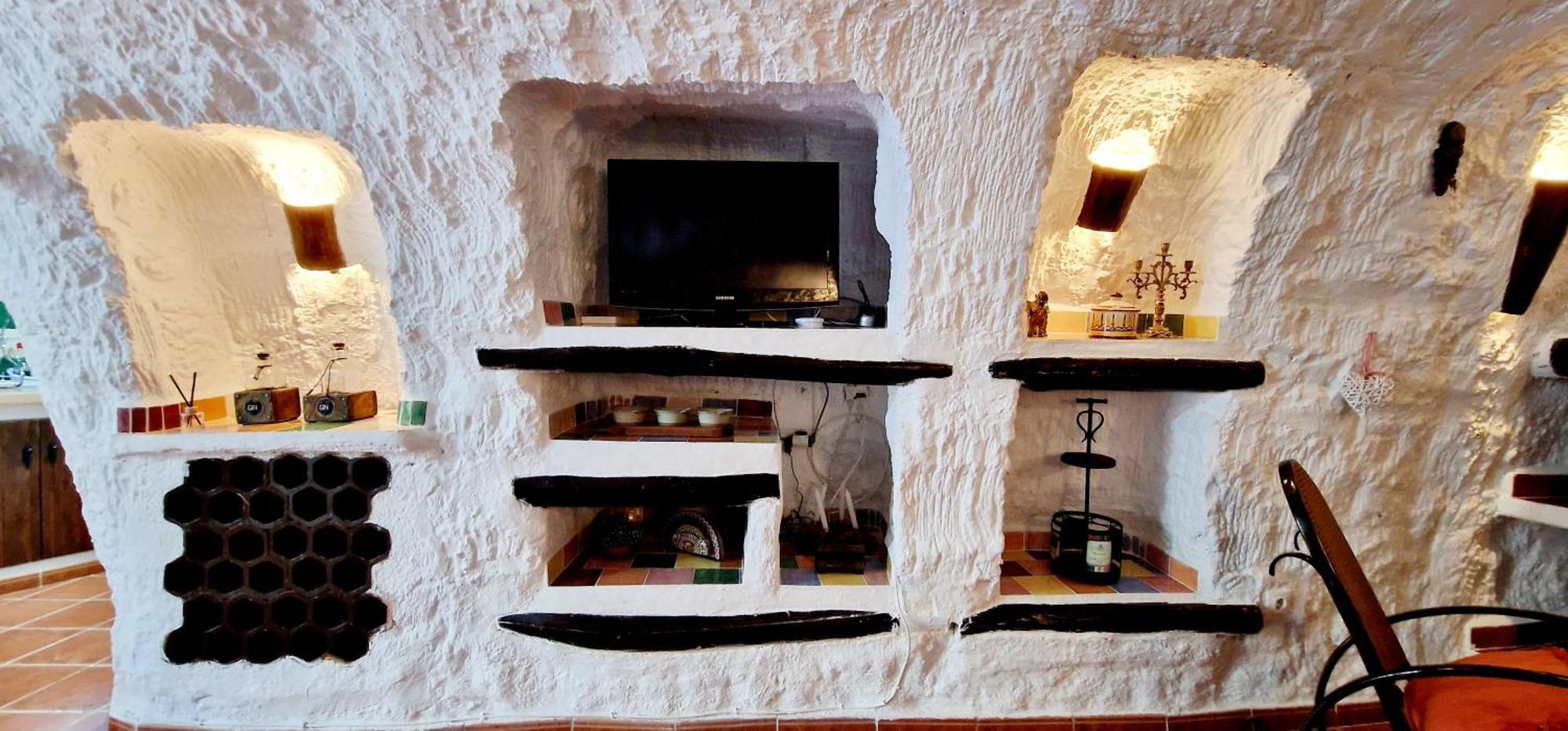 Casa Cueva Cascamorras "Capricho Andaluz" Baza Eksteriør billede